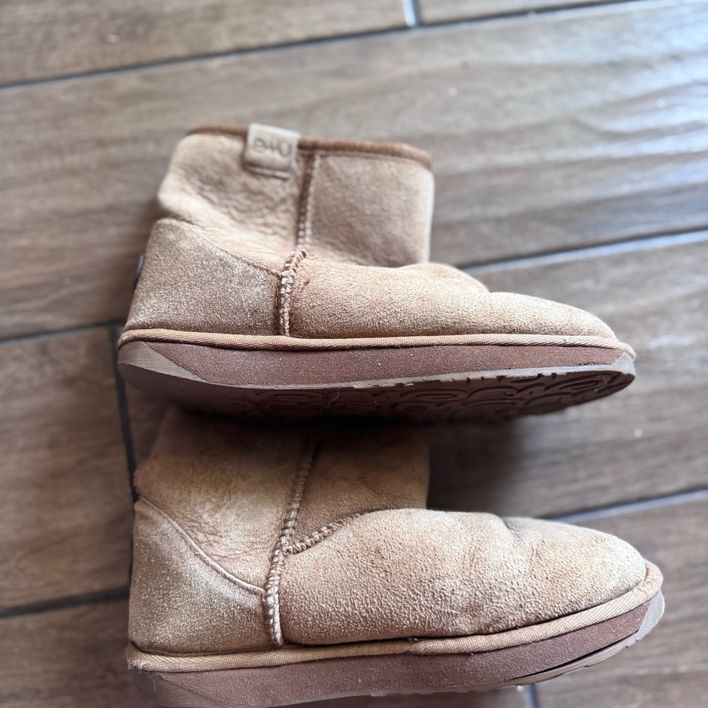 EMU Tan Suede Ankle Boots